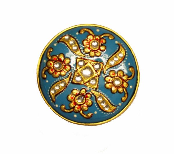 Turquoise Painted Ring