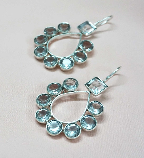 Pear Mixed Drop Earrings