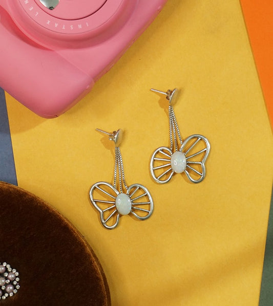 Fire Opal Earrings
