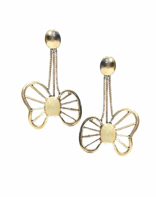 Fire Opal Earrings
