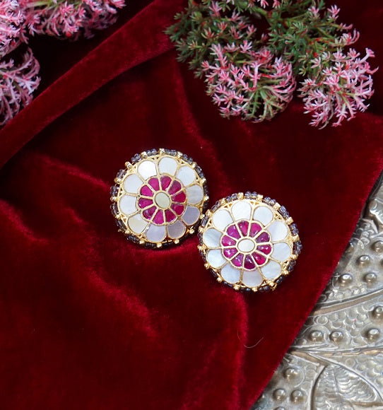 Alankar Mother Of Pearl Studs