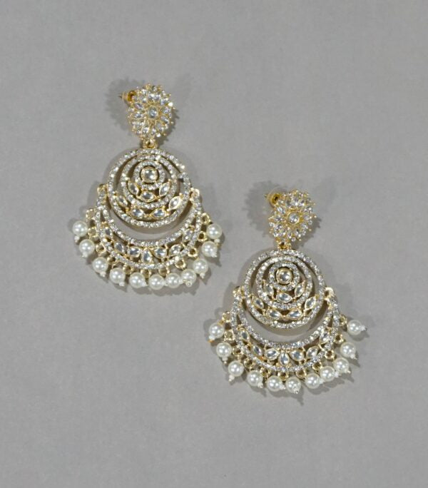 Alankar Kundan Chandbali Earring