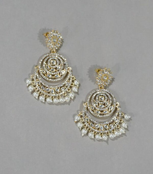 Alankar Kundan Chandbali Earring