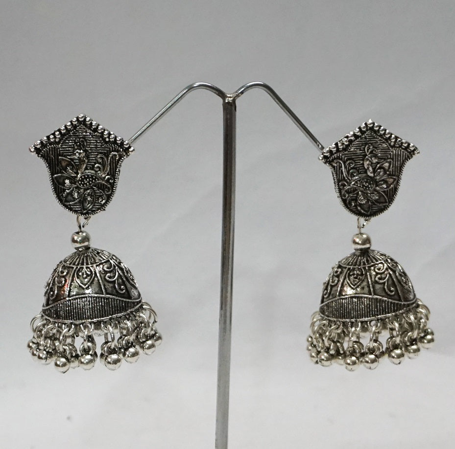 Alankar Oxidized Jhumka