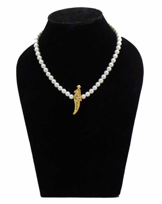 Alankar Peacock Pearl Necklace