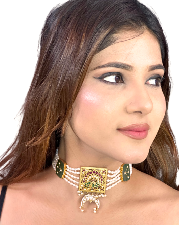 Aari Jade Square Chokar