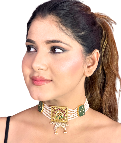 Aari Jade Square Chokar