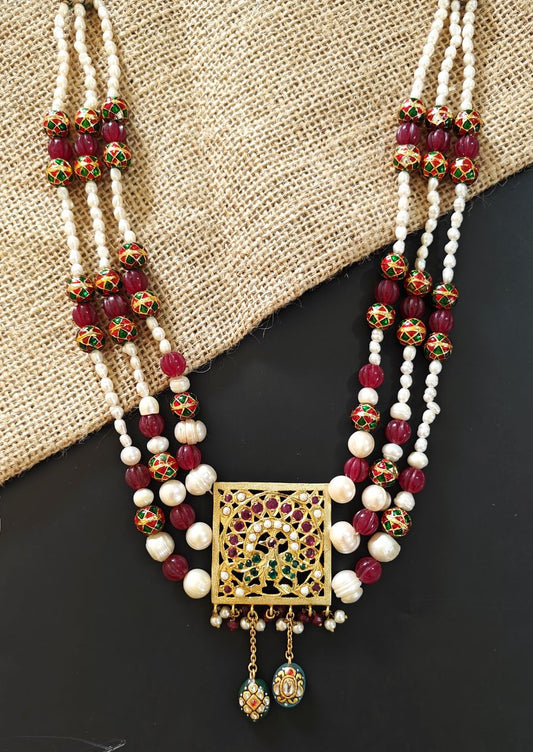 Maharani Peacock Necklace