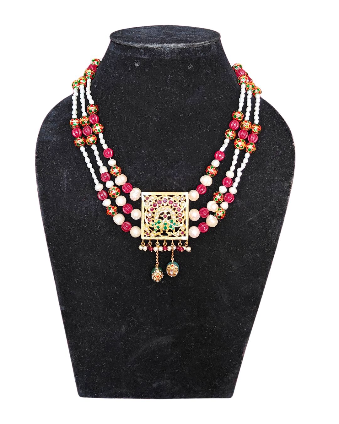 Maharani Peacock Necklace