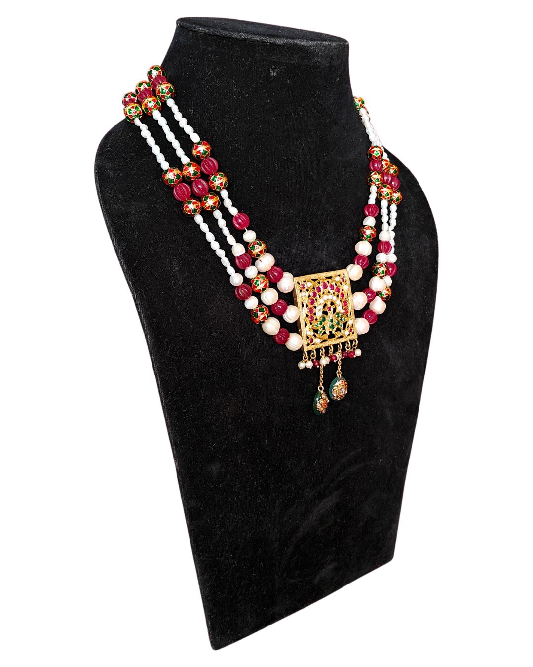Maharani Peacock Necklace