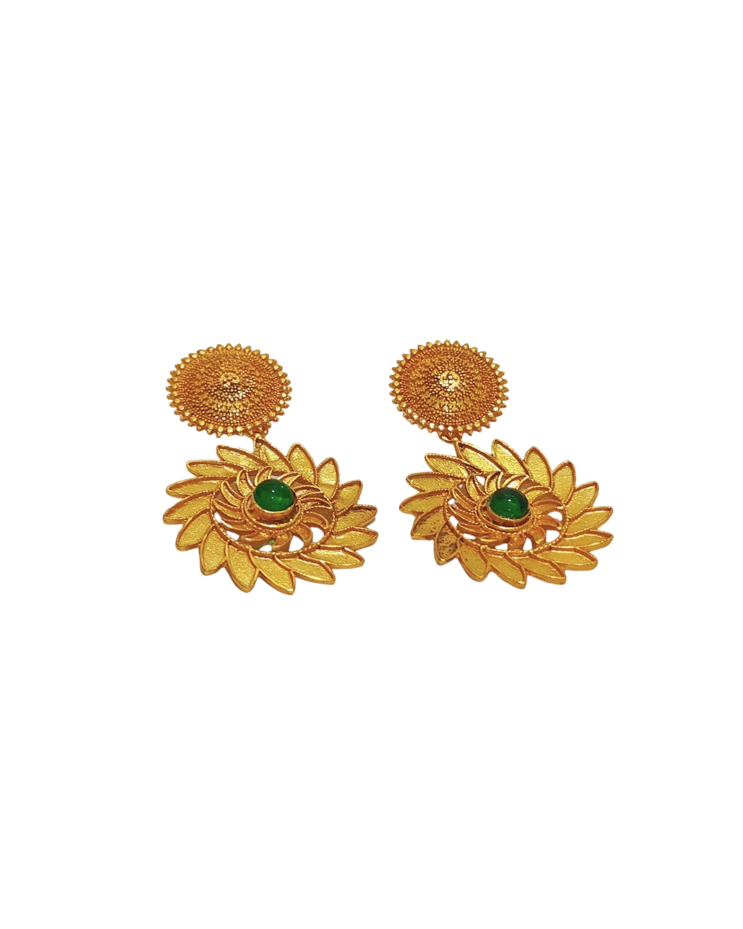 Alankar Sun Temple Dangler Earrings