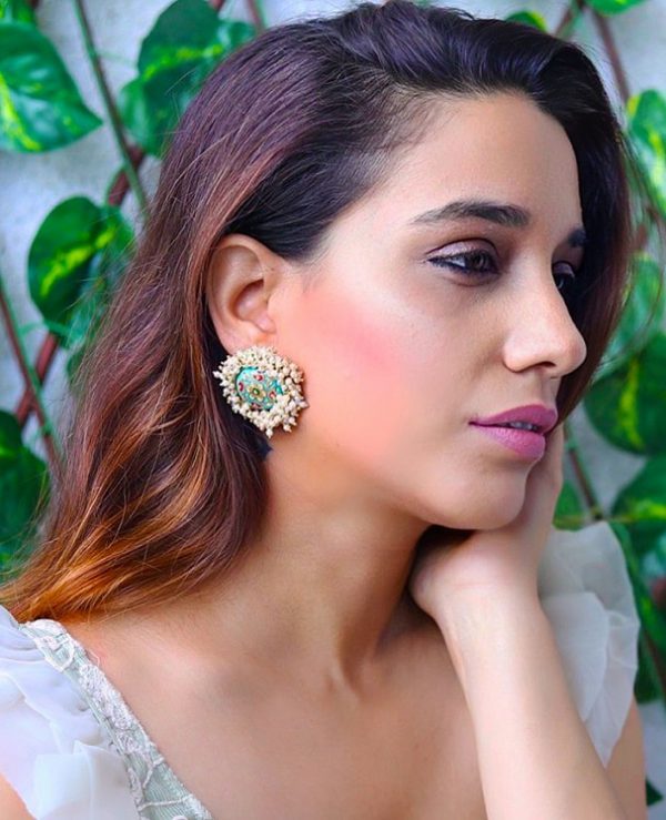 Pearl Heaven Turquoise Stud