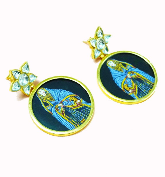 Chitrakari Mughal Lady Danglar