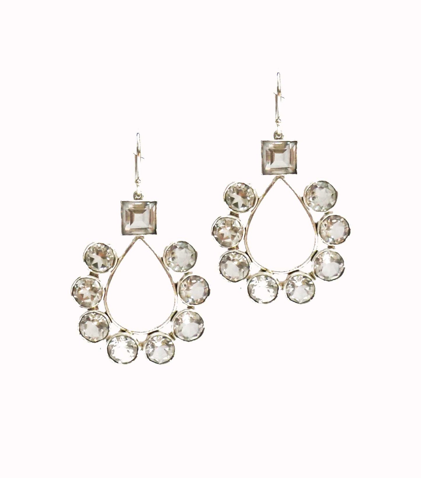 Pear Mixed Drop Earrings