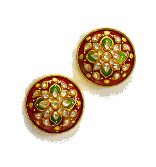 Coral Round Stud