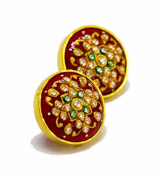 Coral Round Stud