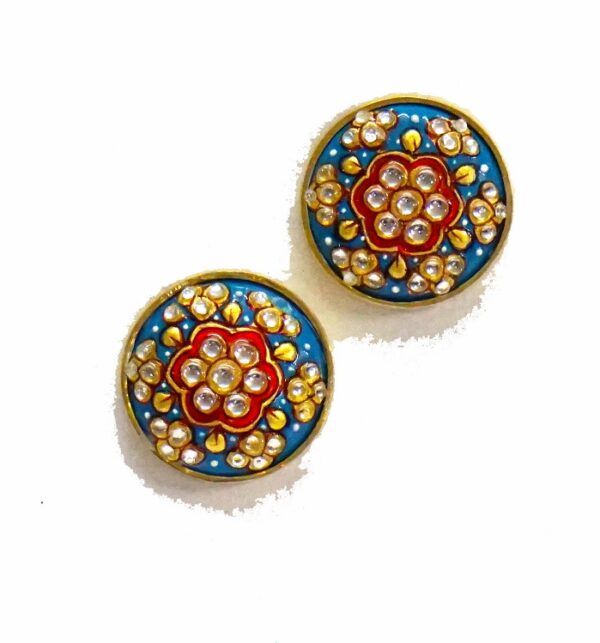 Turquoise Round Stud