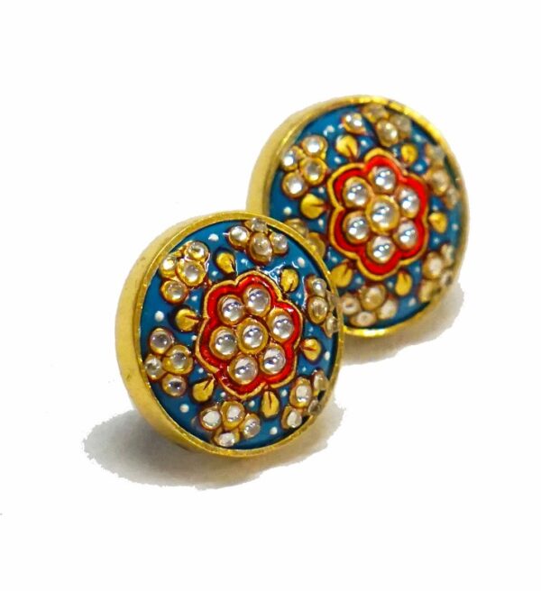 Turquoise Round Stud