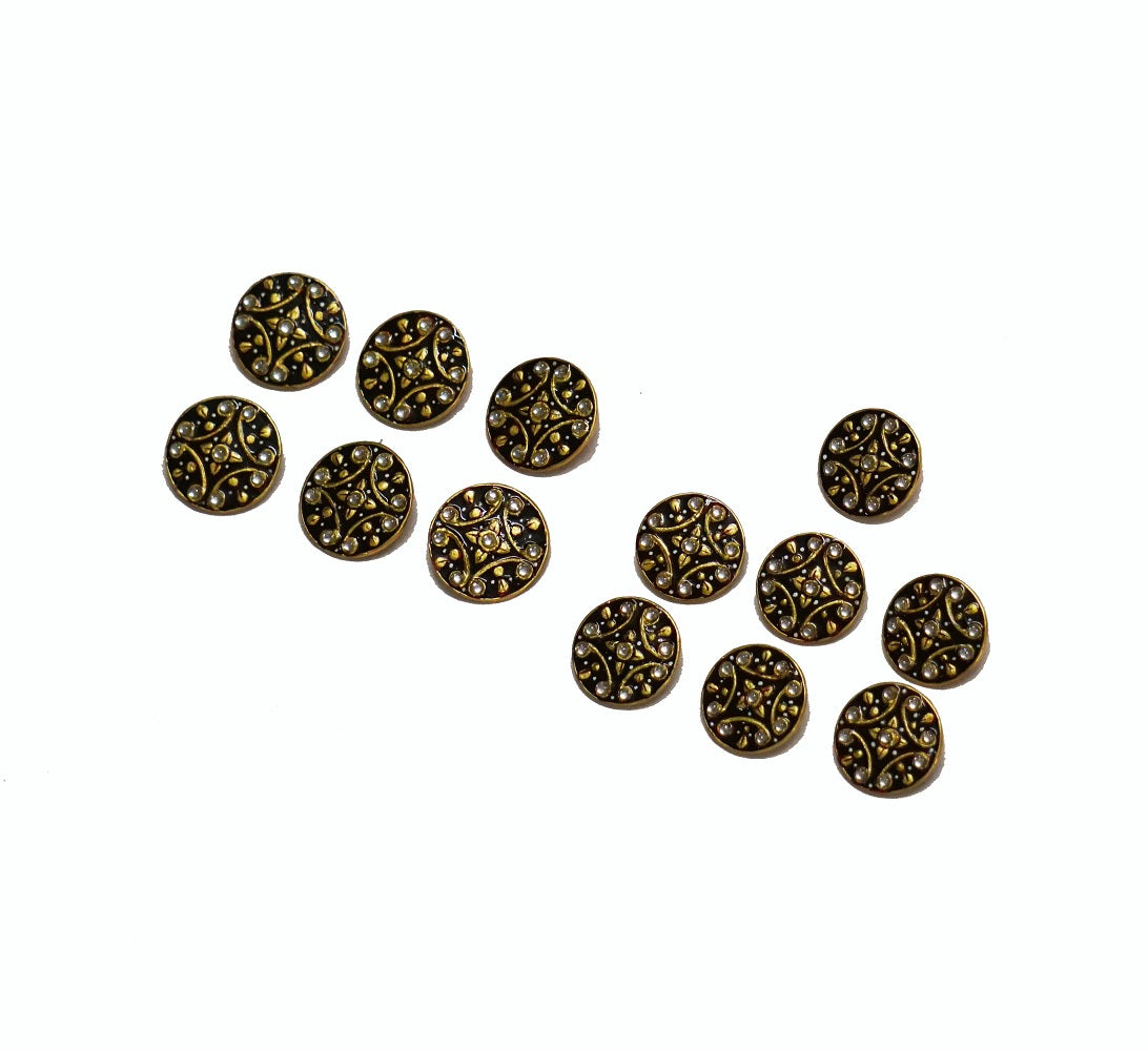Black Classic Buttons