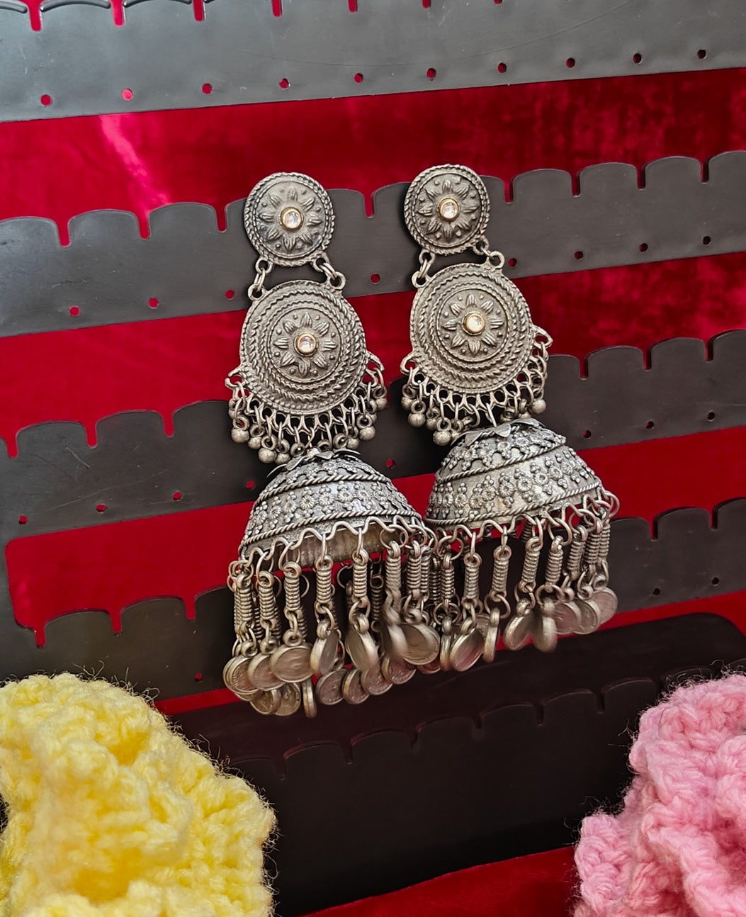 Alankar Layered Tribal Jhumka