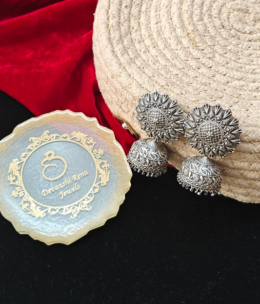 Alankar Oxidized Jhumka