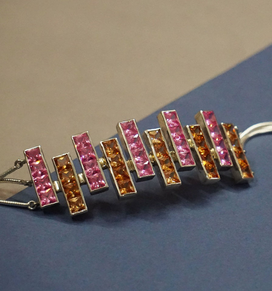 Signature Citrine Pink Choker
