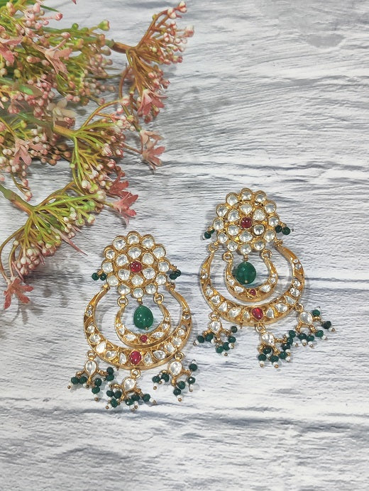Bridal Floral Chandbali