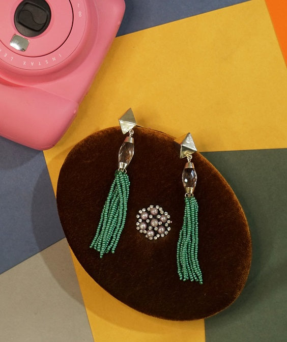 Conical Beaded Dangler