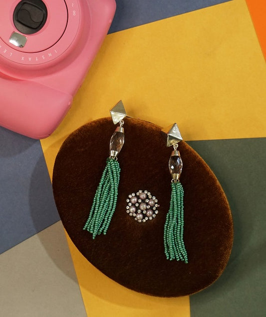 Conical Beaded Dangler