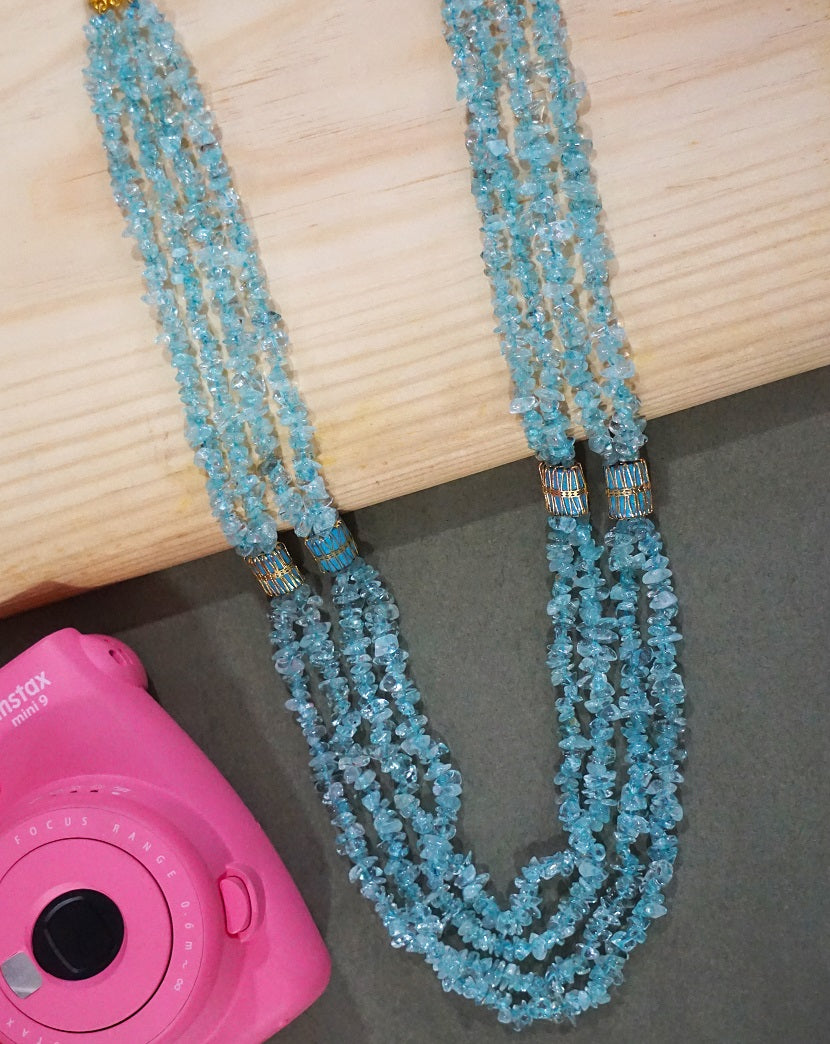 Aquamarine Layered Necklace
