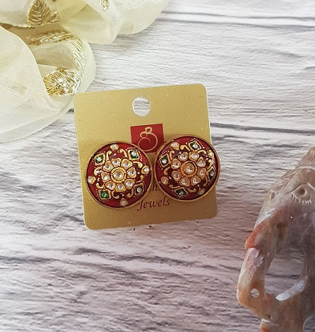 Coral Round Stud