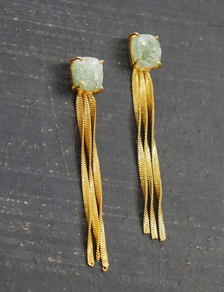 Druzy Chain Dangler
