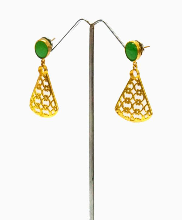 Jade Round Dangler