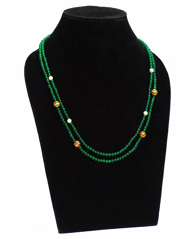 Green Bead Necklace