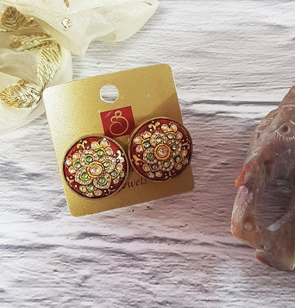 Coral Round Stud