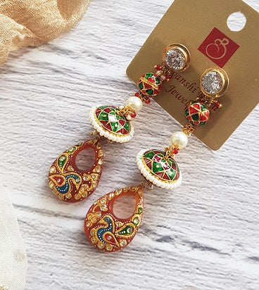 Red Painted Dangler