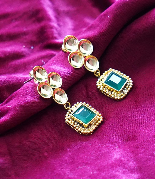 Dome Top Green Rava Dangler