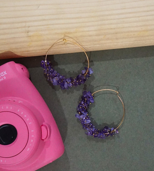 Amethyst Round Dangler