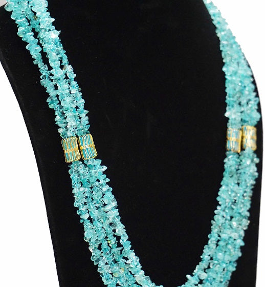 Aquamarine Layered Necklace