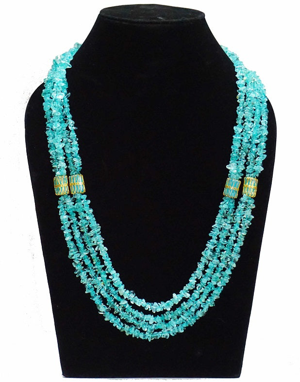 Aquamarine Layered Necklace