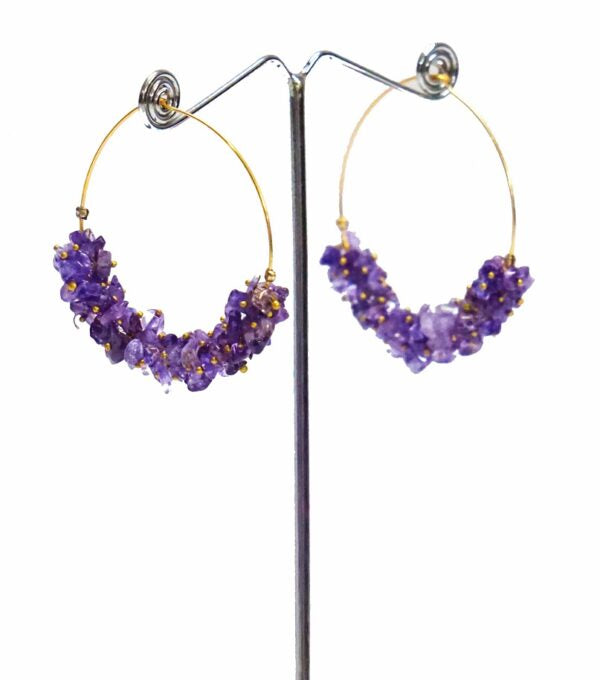 Amethyst Round Dangler