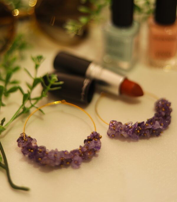 Amethyst Round Dangler