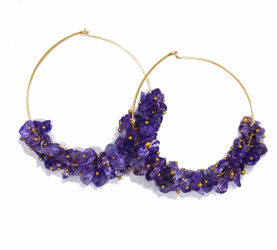 Amethyst Round Dangler