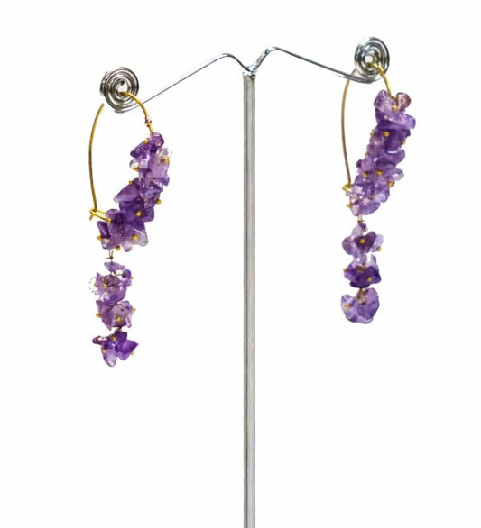 Amethyst Drop Dangler