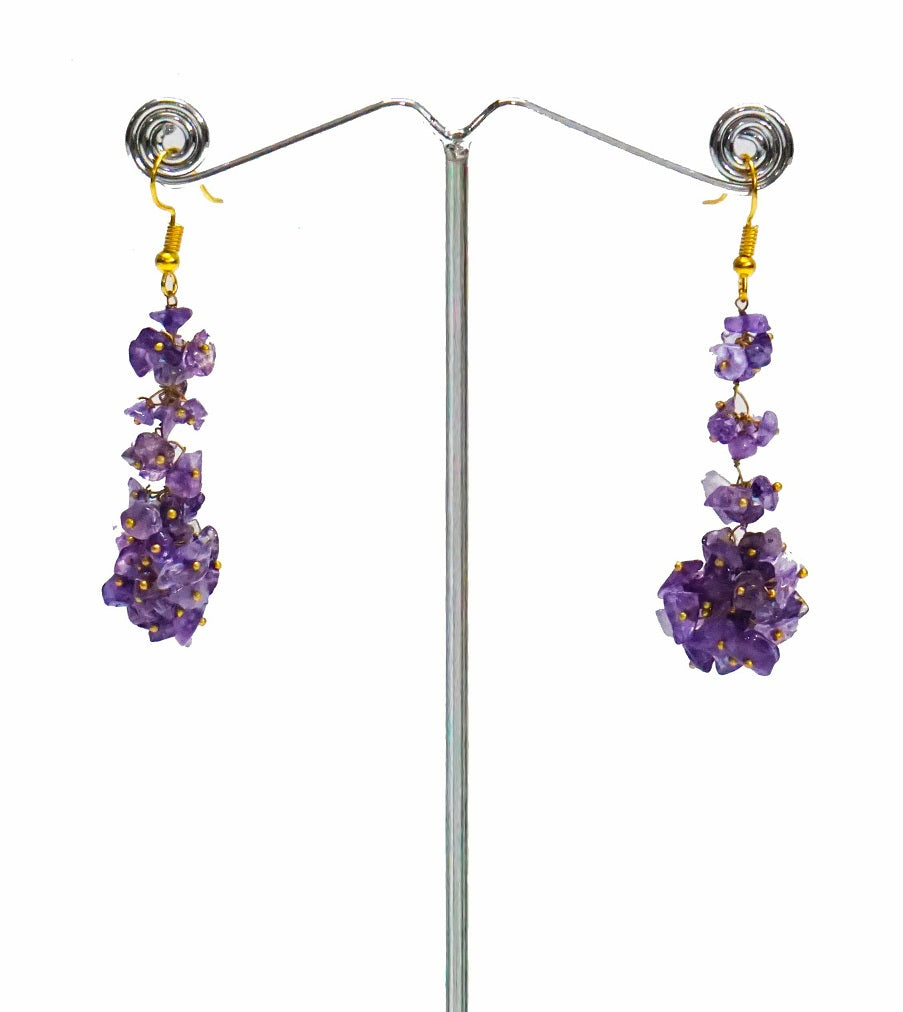 Amethyst Cluster Dangler
