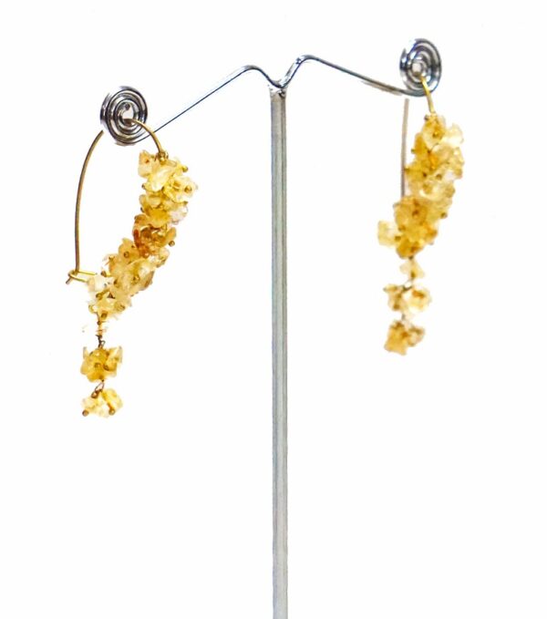 Amber Drop Dangler
