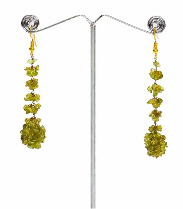 Aventurine Green Cluster Dangler