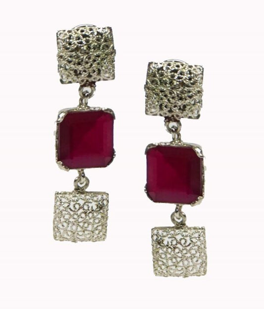 Red Square Dangler