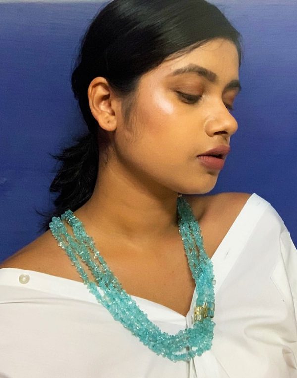 Aquamarine Layered Necklace