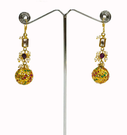 Bridal Aari Drop Earring